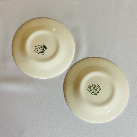 Vintage Willow Ware By Royal China Lot Of 2 Bread Plates 6.5 Inches - Picture 6 of 8